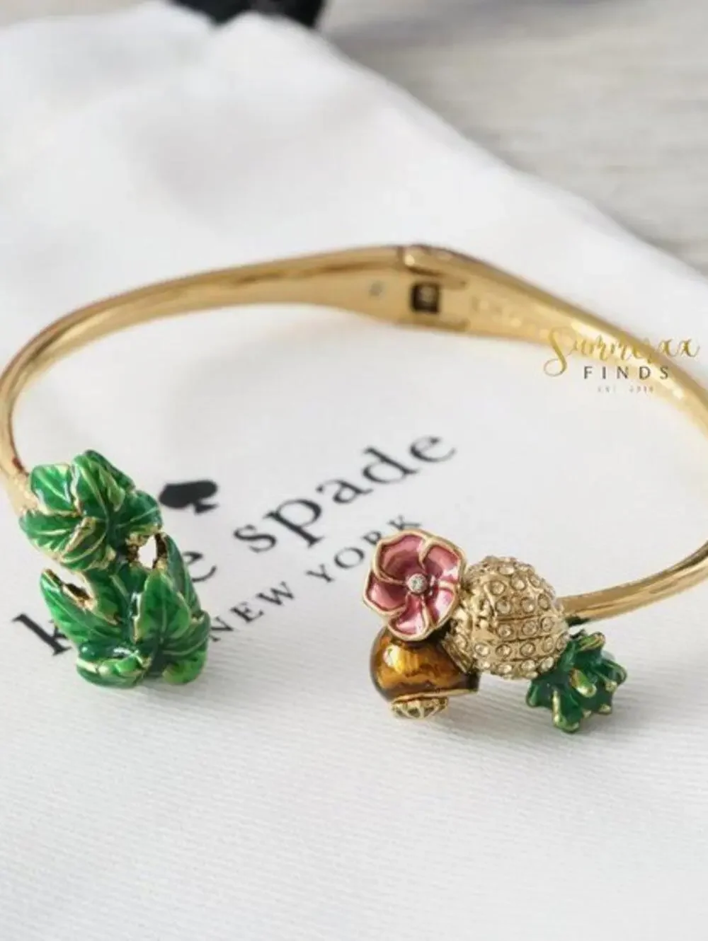 Kate Spade Hawaii Exclusive Open Hinged Cuff Bracelet